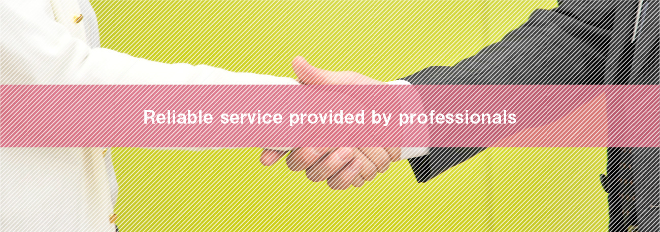 Reliable service provided by professionals